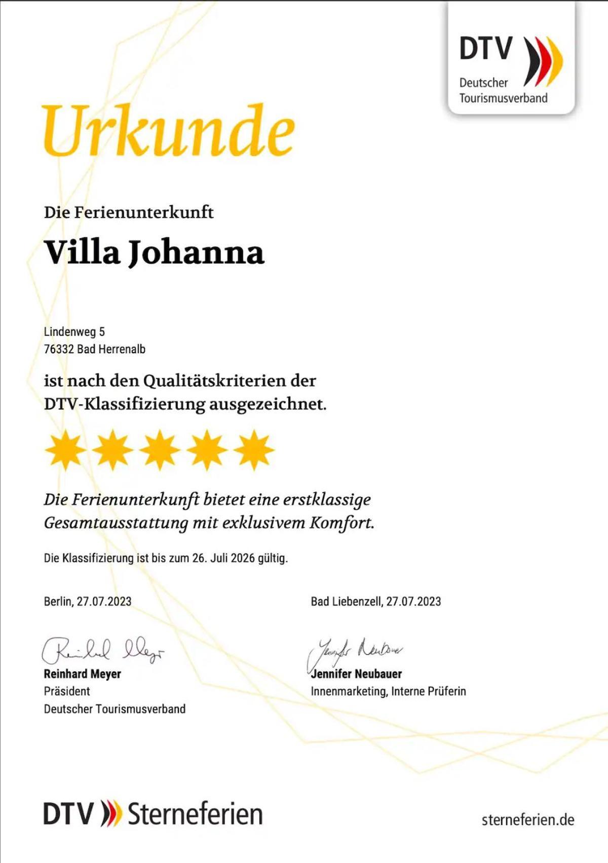 Villa Johanna Bad Herrenalb Luaran gambar